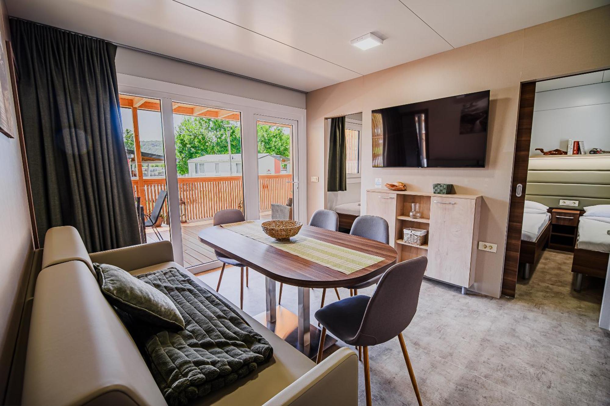 Premium Mobile Homes With Thermal Riviera Tickets 卡特兹奥布萨维 客房 照片