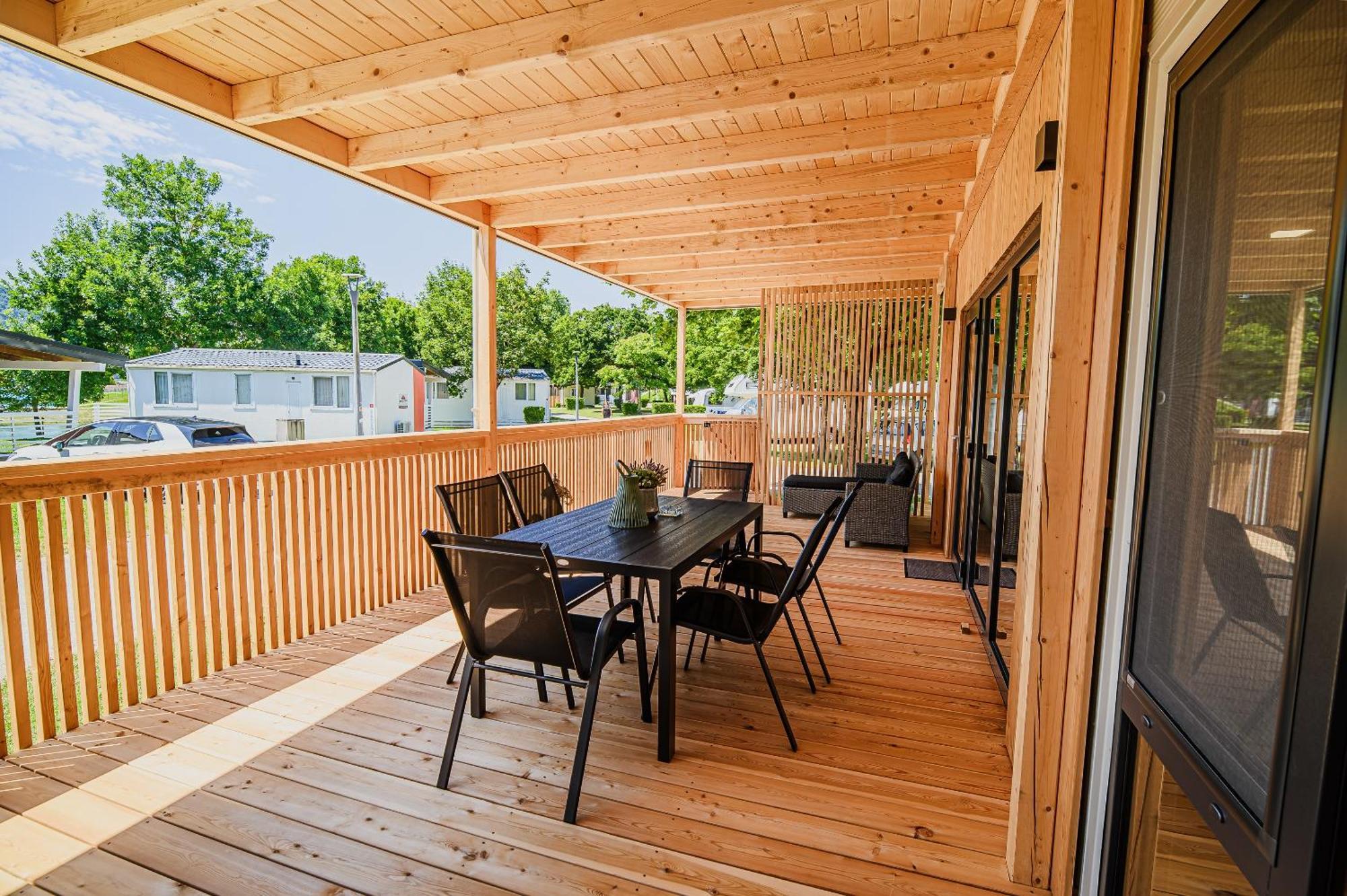 Premium Mobile Homes With Thermal Riviera Tickets 卡特兹奥布萨维 客房 照片