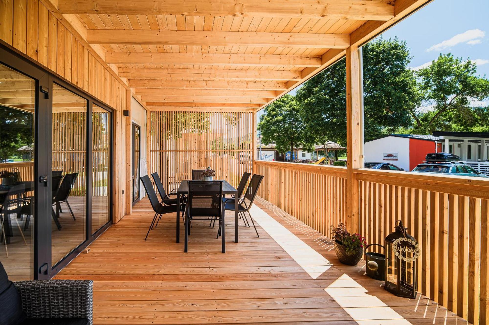 Premium Mobile Homes With Thermal Riviera Tickets 卡特兹奥布萨维 客房 照片
