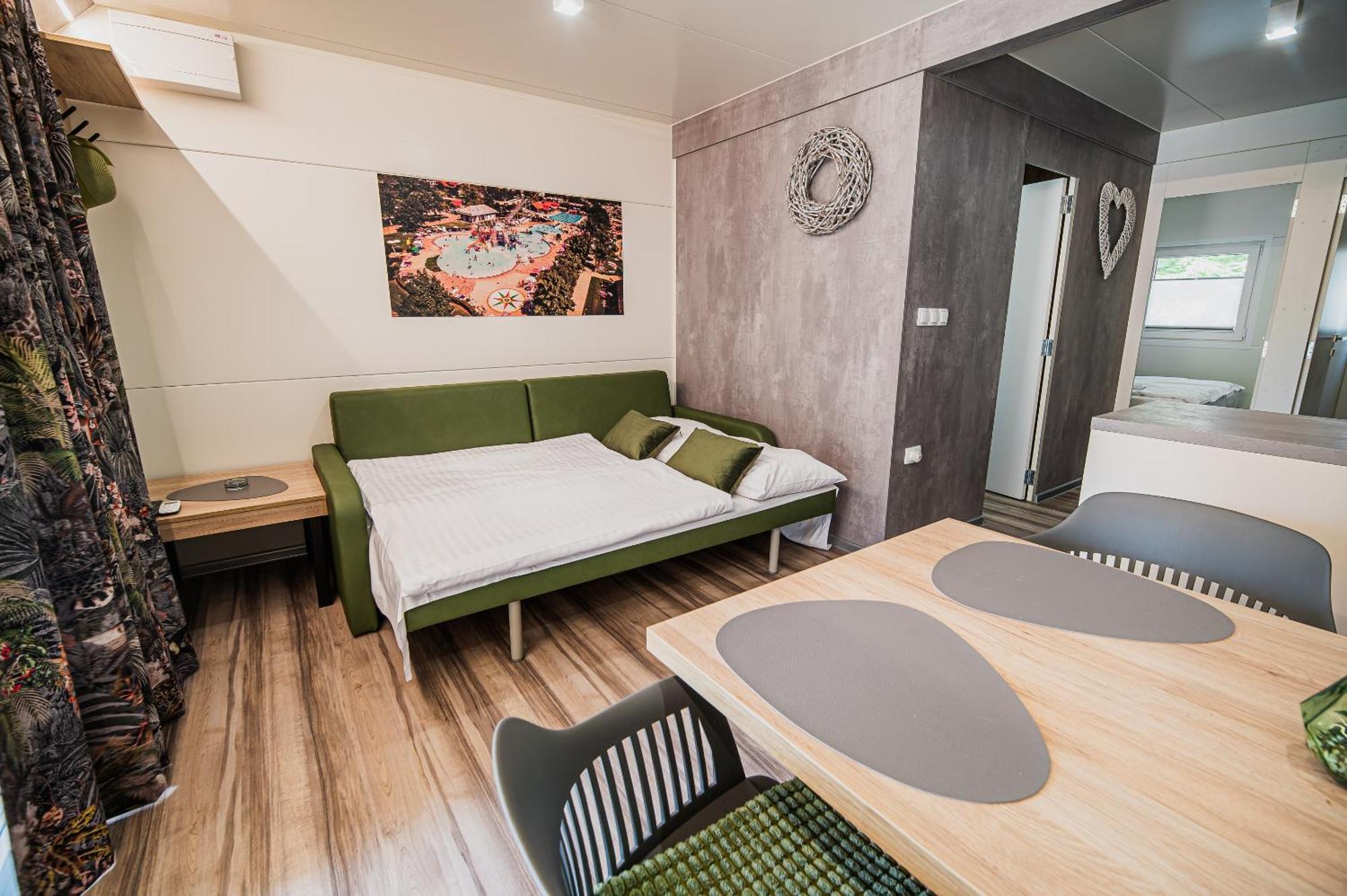 Premium Mobile Homes With Thermal Riviera Tickets 卡特兹奥布萨维 外观 照片